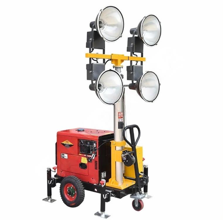 Quality Outdoor Power - Tour d'éclairage mobile portable de haute