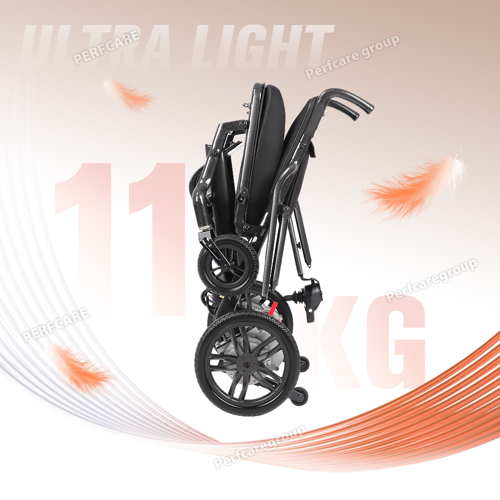Outdoor Power Wheelchair - Fauteuil roulant électrique pliable en fibre