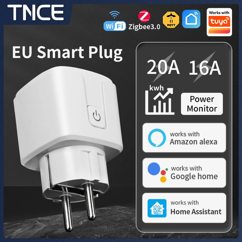 Outdoor Power Outlet Wifi - Tuya WIFI prise intelligente ue 16A/20A