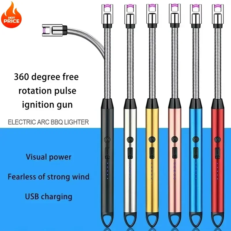 Outdoor Power Heater - 360 ° Briquet électronique Portable Rechargeable