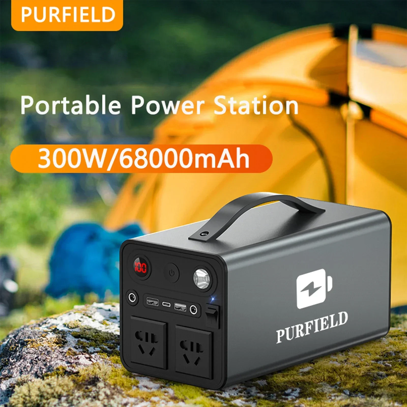 Outdoor Power Source - PURFIefs-Batterie de générateur de station portable,