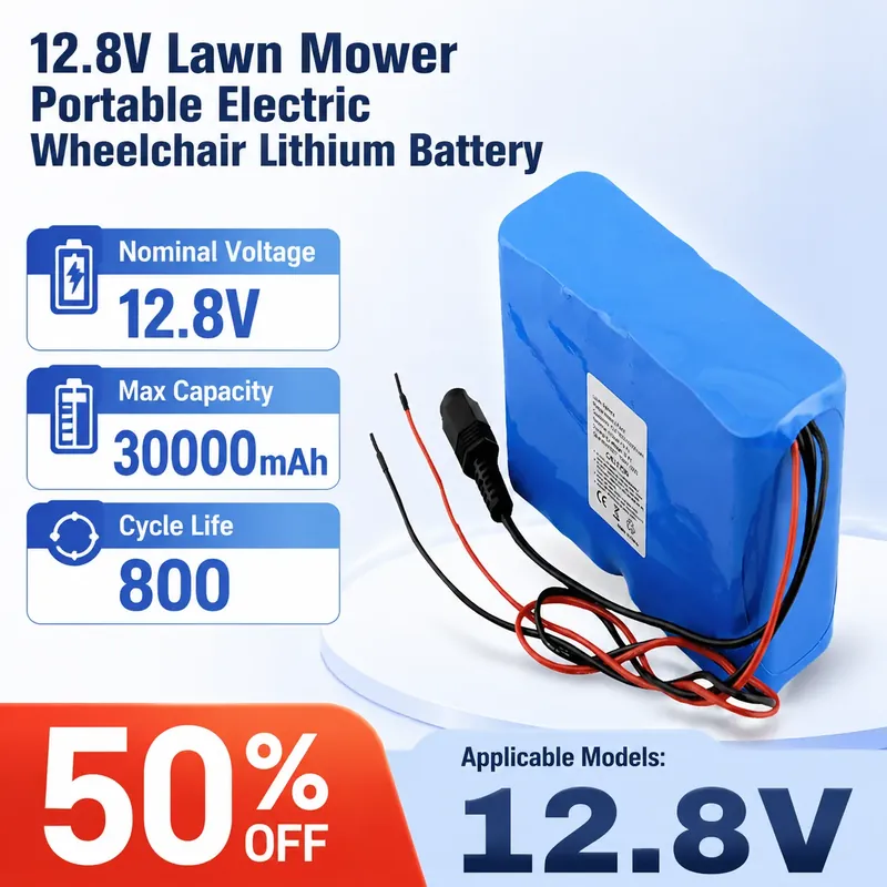Outdoor Power Wheelchair - Batterie au lithium portable pour tondeuse