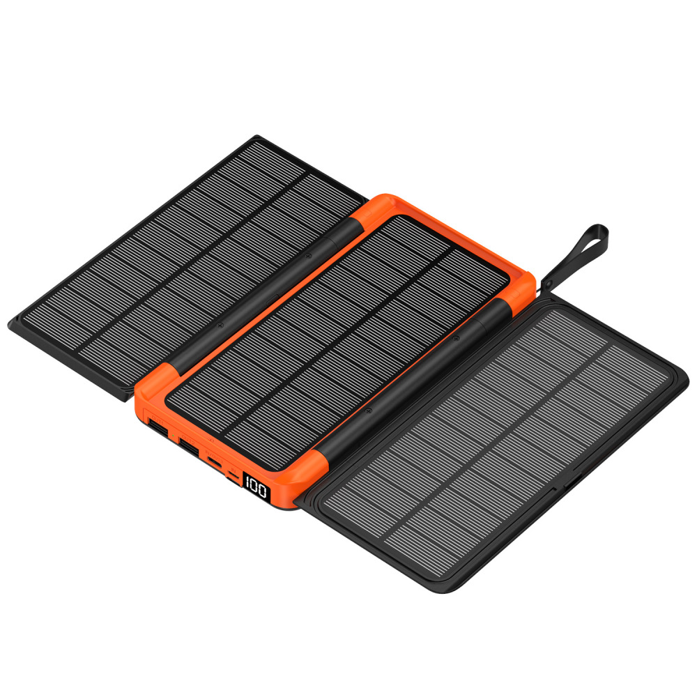 Outdoor Power Pack - Chargeur solaire d'extérieur pliable, batterie externe
