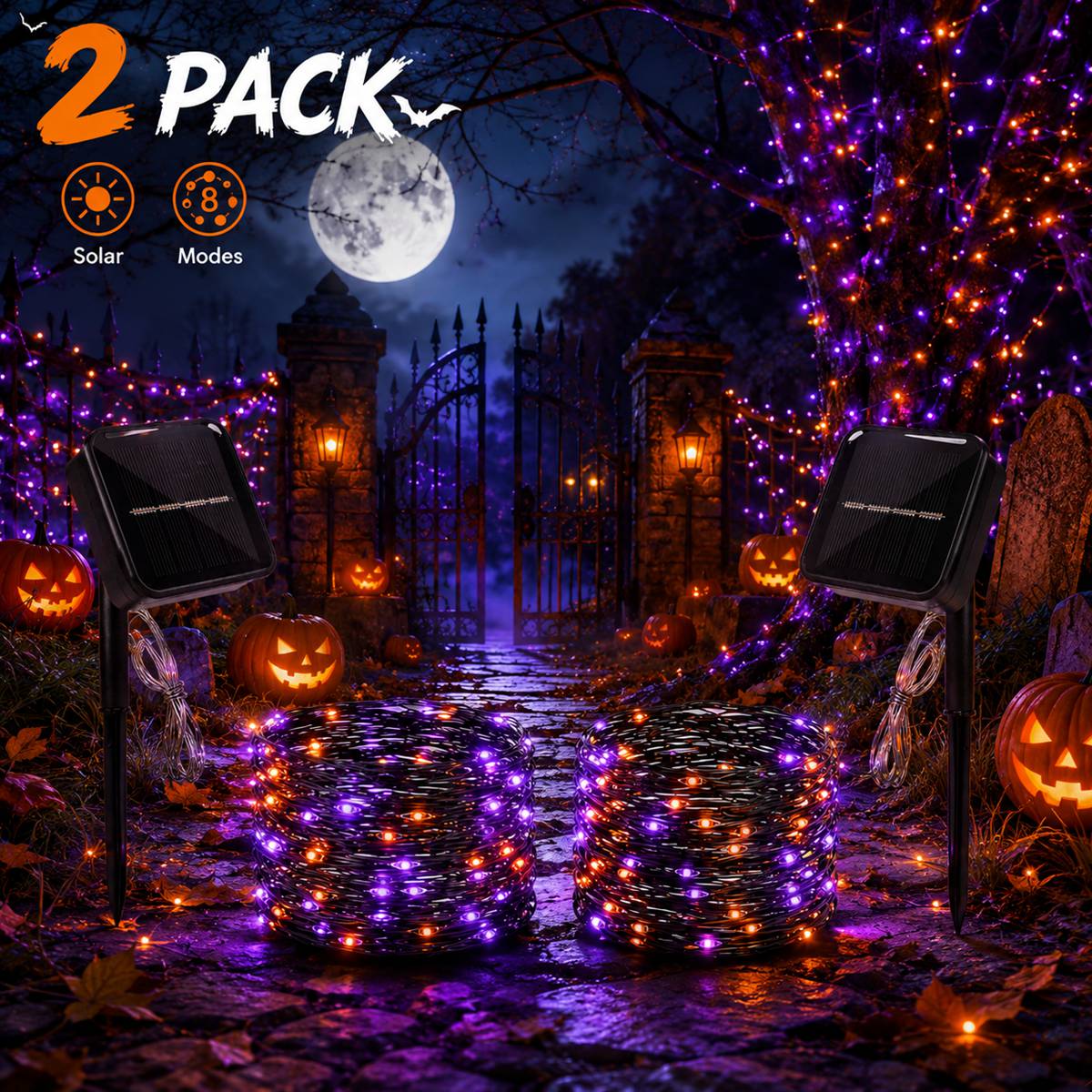 Outdoor Power Pack - Lot de 2 guirlandes lumineuses LED