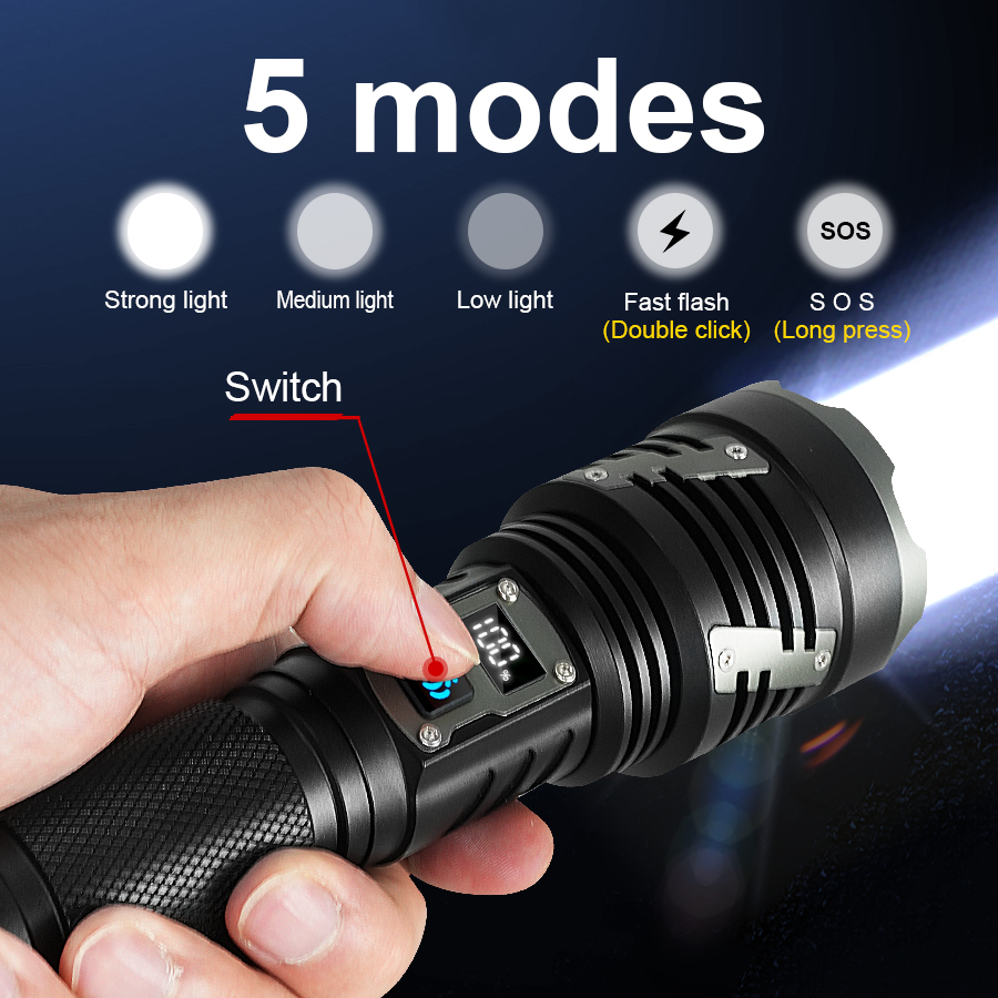 Lampe de poche LED haute puiss - Quality Outdoor Power avis et prix