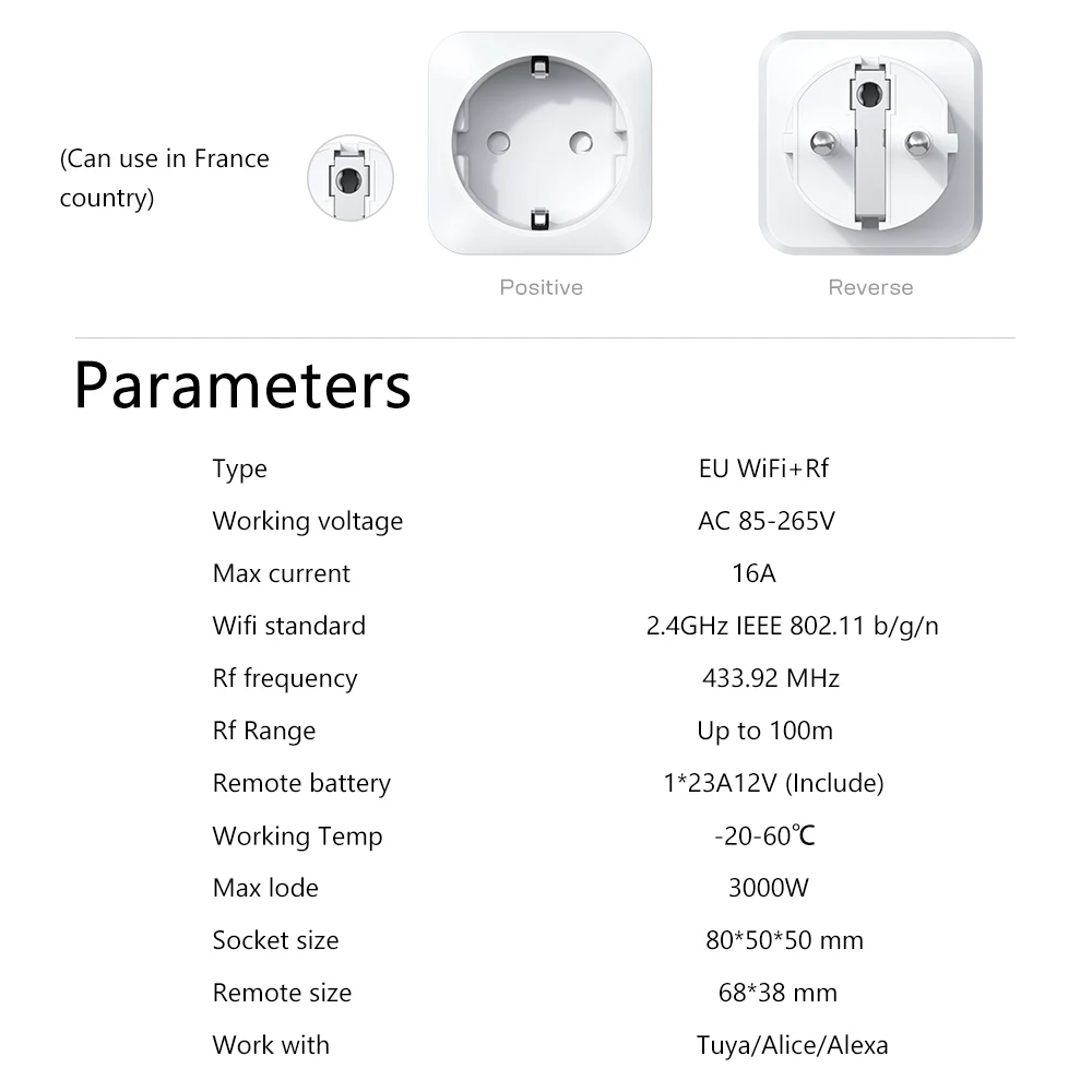 Prise intelligente WiFi et RF  - Outdoor Power Outlet Wifi avis et prix