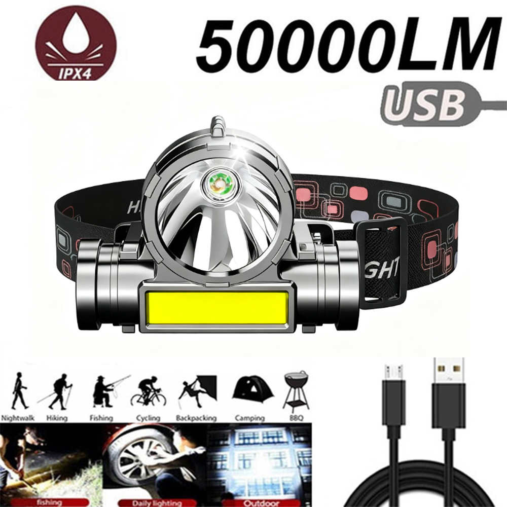 LED USB Rechargeable COB phare - Outdoor Power Source avis et prix