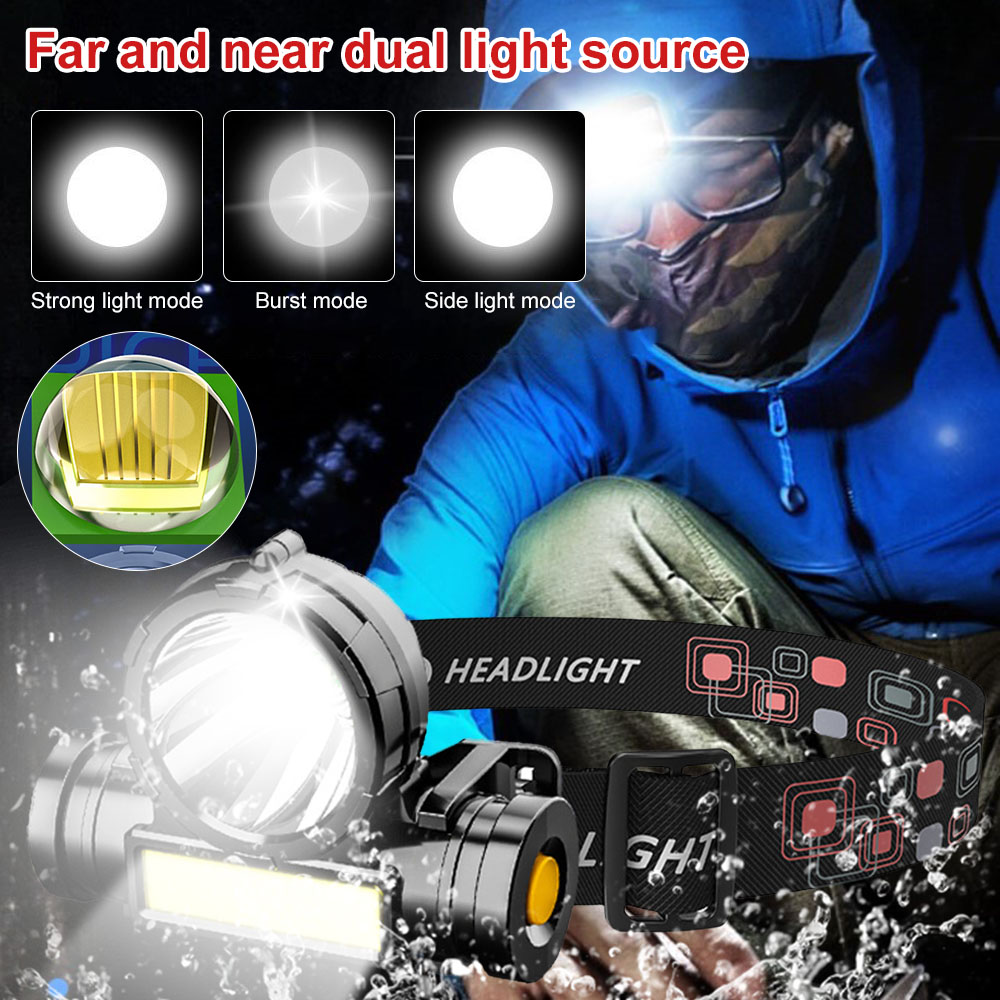 LED USB Rechargeable COB phare - Outdoor Power Source avis et prix