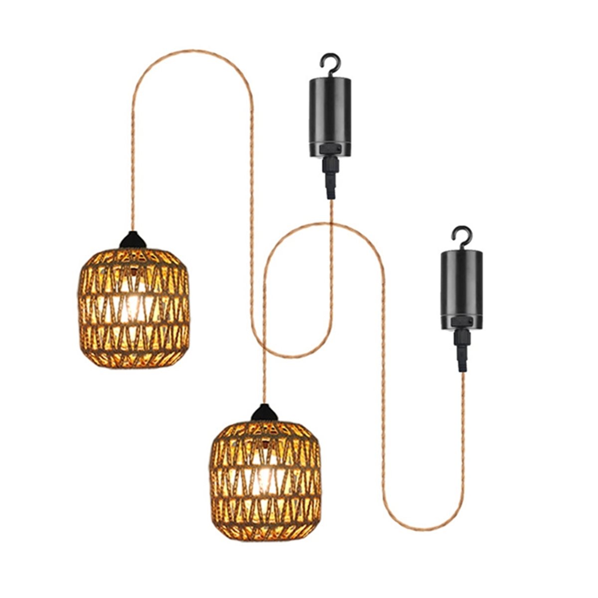 ABZJ Lot de 2 lampes suspendue - Outdoor Power For Gazebo avis et prix
