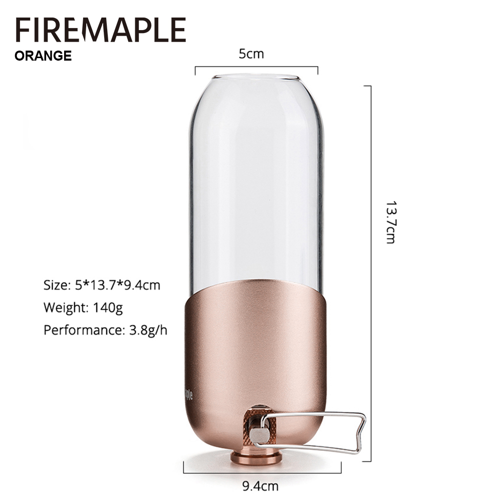 Lanterne à gaz orange en érabl - Outdoor Power Heater avis et prix