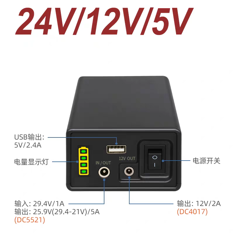 Batterie Eddie ion 24V 12V 448 - Quality Outdoor Power avis et prix