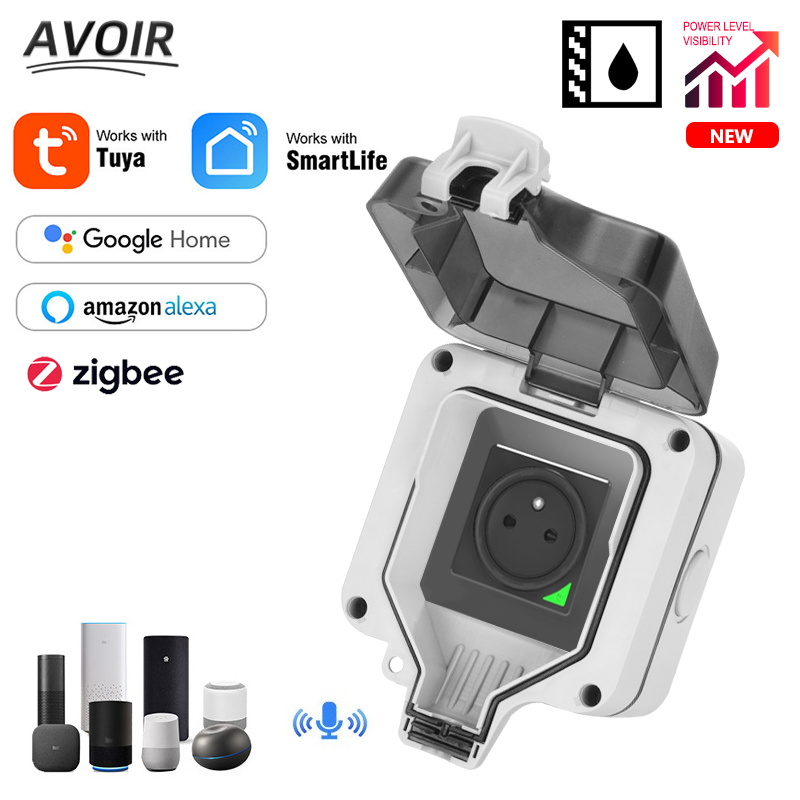 Avoir Zigbee – prise de couran - Outdoor Power Outlet Wifi avis et prix