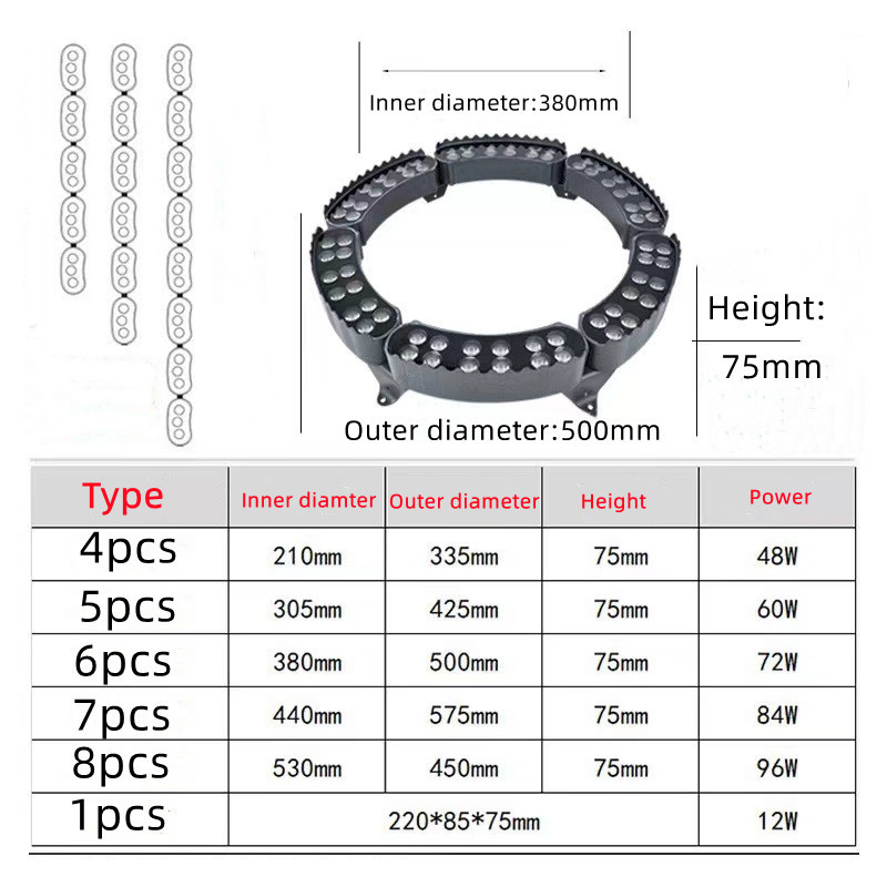 1 pièces 12W LED paysage arbre - Outdoor Power For Gazebo avis et prix