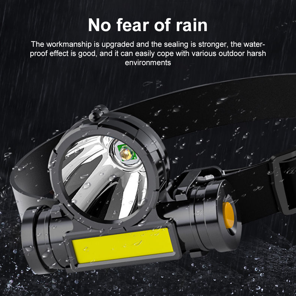 Lampe frontale COB LED Recharg - Outdoor Power Source avis et prix