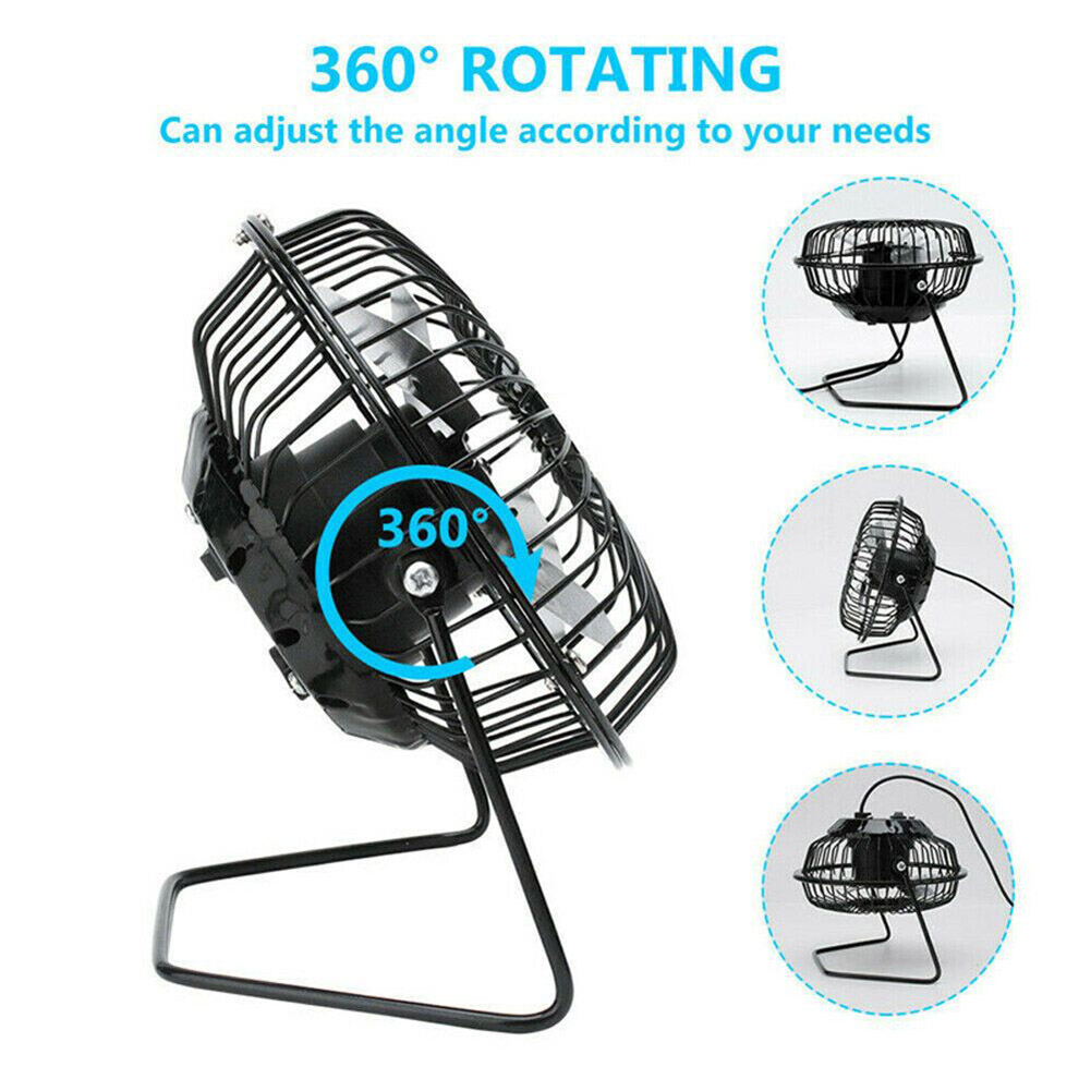 Mini ventilateur USB 14.5x15cm - Quality Outdoor Power avis et prix