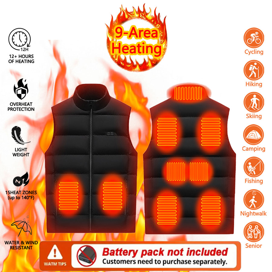Gilet chauffant à 9 zones pour - Outdoor Powersports avis et prix