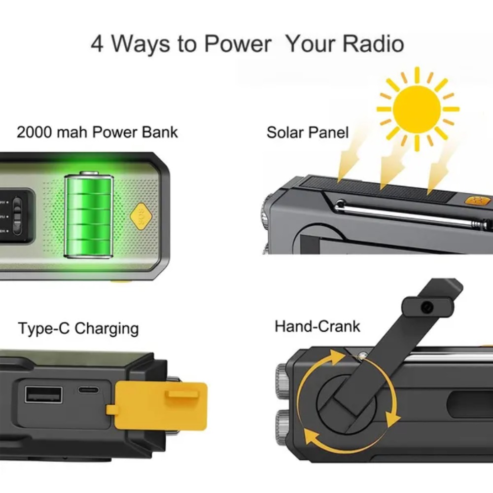 Radio météo solaire d'urgence  - Outdoor Power Equipment Brands avis et prix