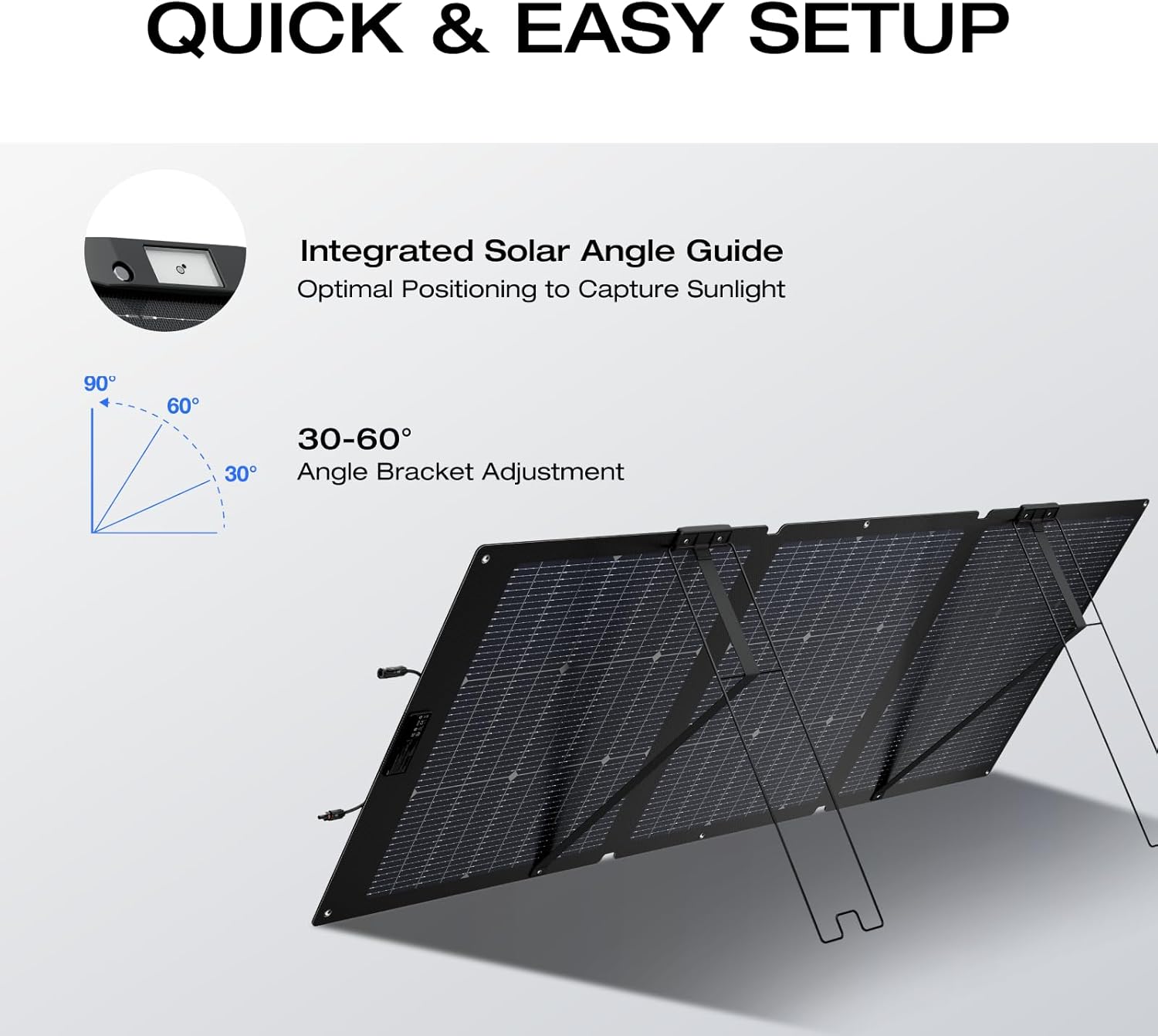 Panneau solaire pliable 160 W, - Outdoor Power For Camping avis et prix