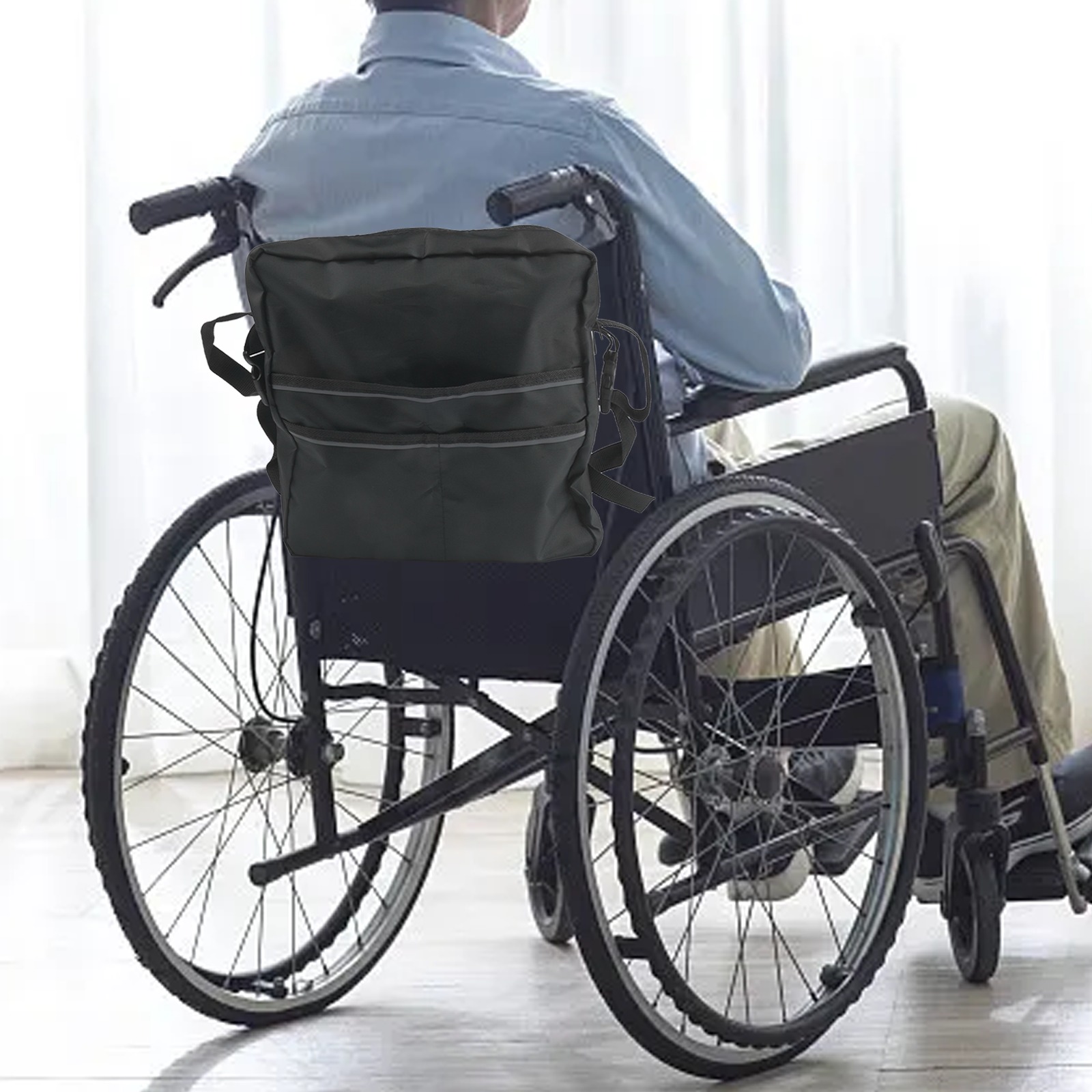 Sac de dossier noir pour scoot - Outdoor Power Wheelchair avis et prix